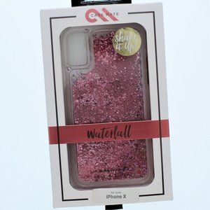 Case-Mate Waterfall iPhone X Case Clear Rose